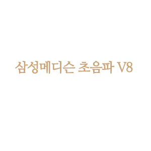 삼성메디슨 초음파 V8  타이틀